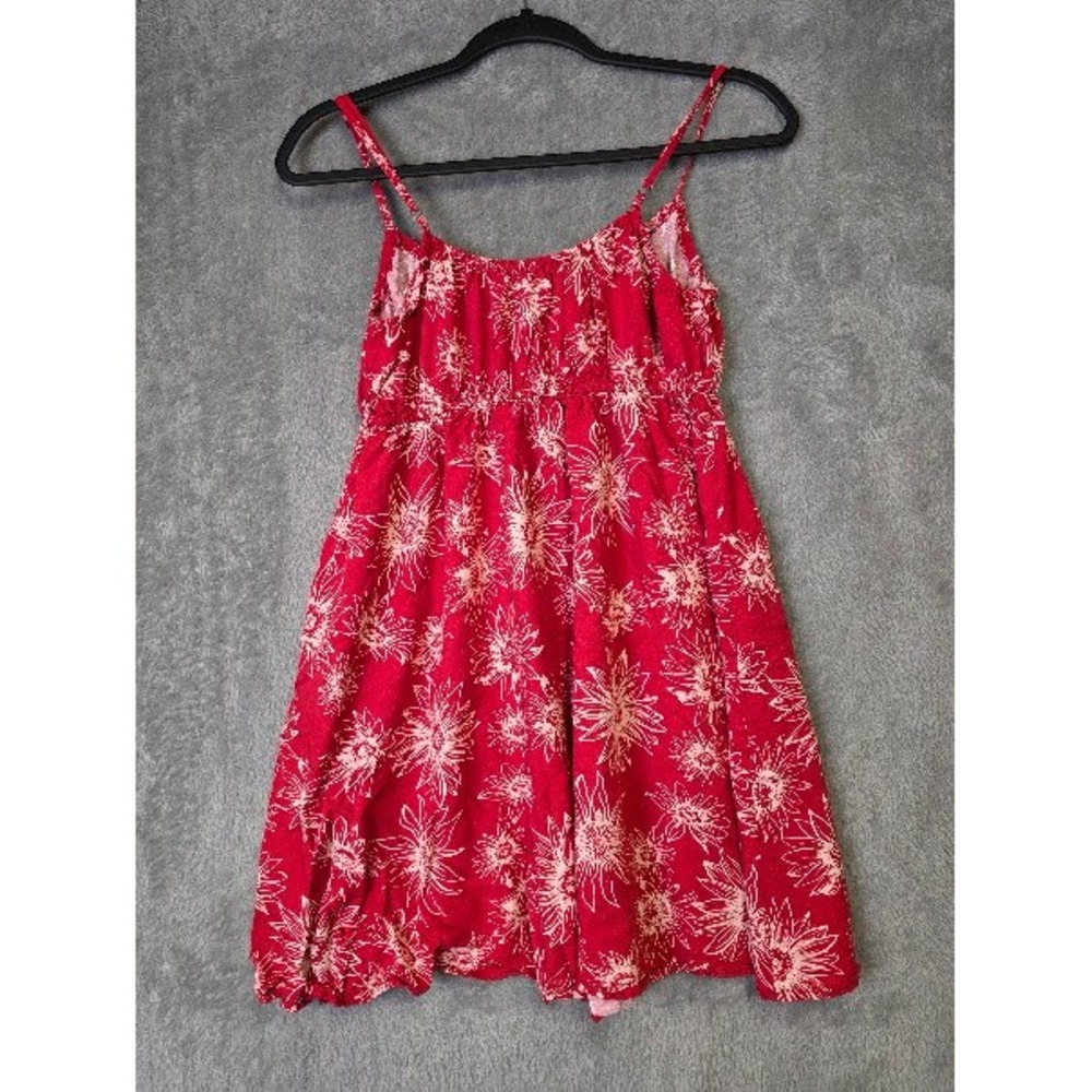Rewind Red‎ Floral Print Sleeveless Summer Dress Women's Size M